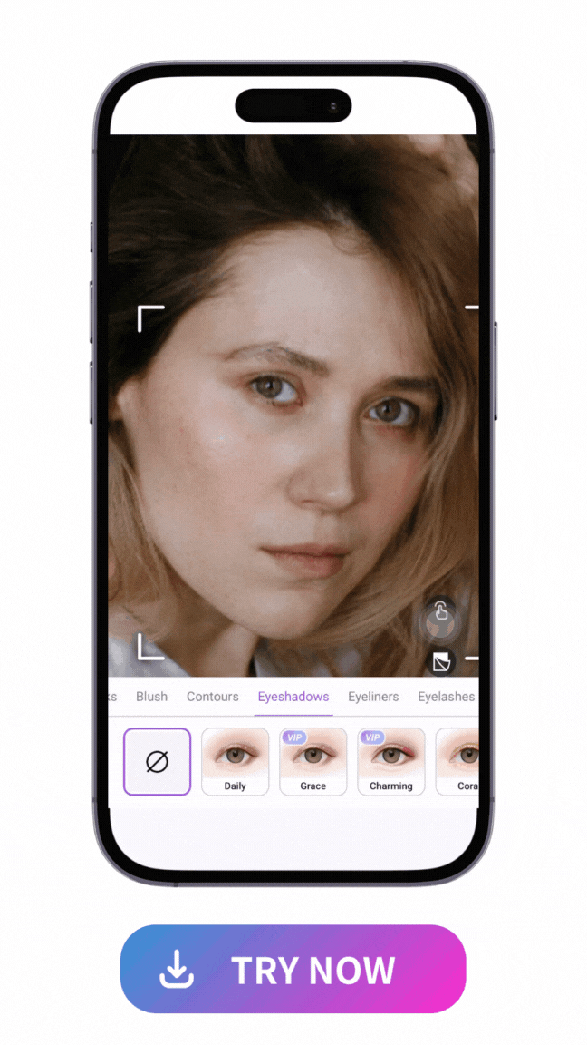 a woman wearing a wreath photo with wheat 01 foundation applied and adjusting degrees by Vivid Glam